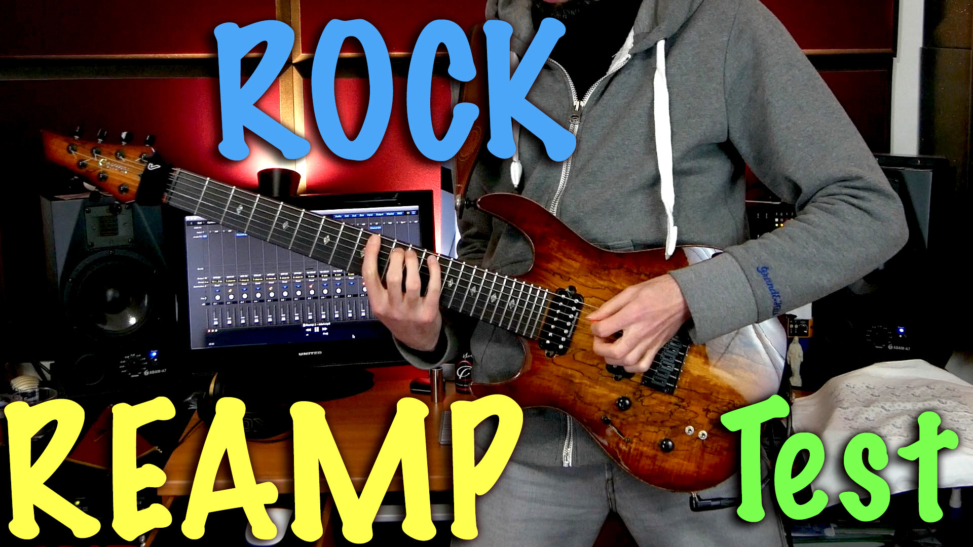 Electric Guitar Rock Recording – Reamp Test