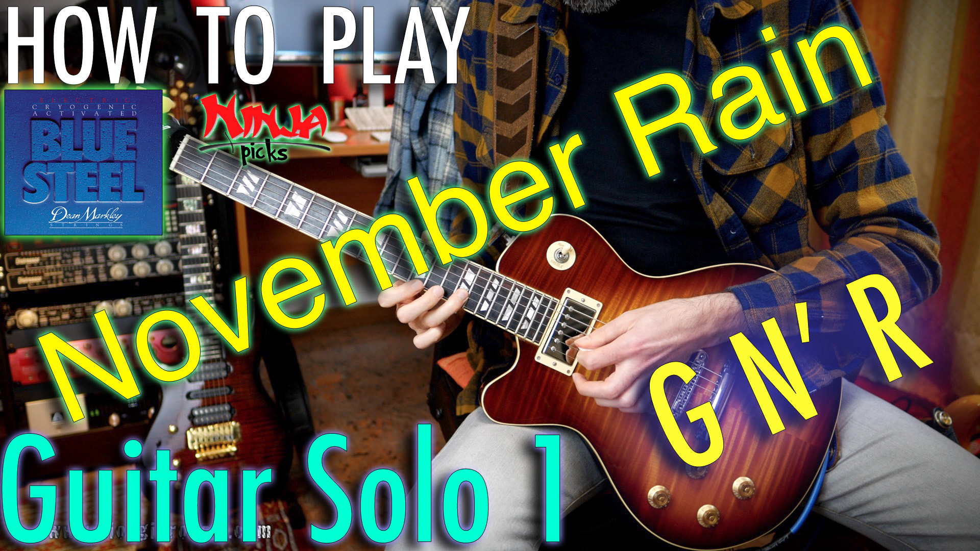 Guns N Roses November Rain Solo Guitar Lesson Tutorial “November Rain” Guitar Solo 1 – Guns N’ Roses – GiorgioRovati