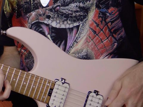 Fusion Guitar Lick with an Amaj7#11 Chord